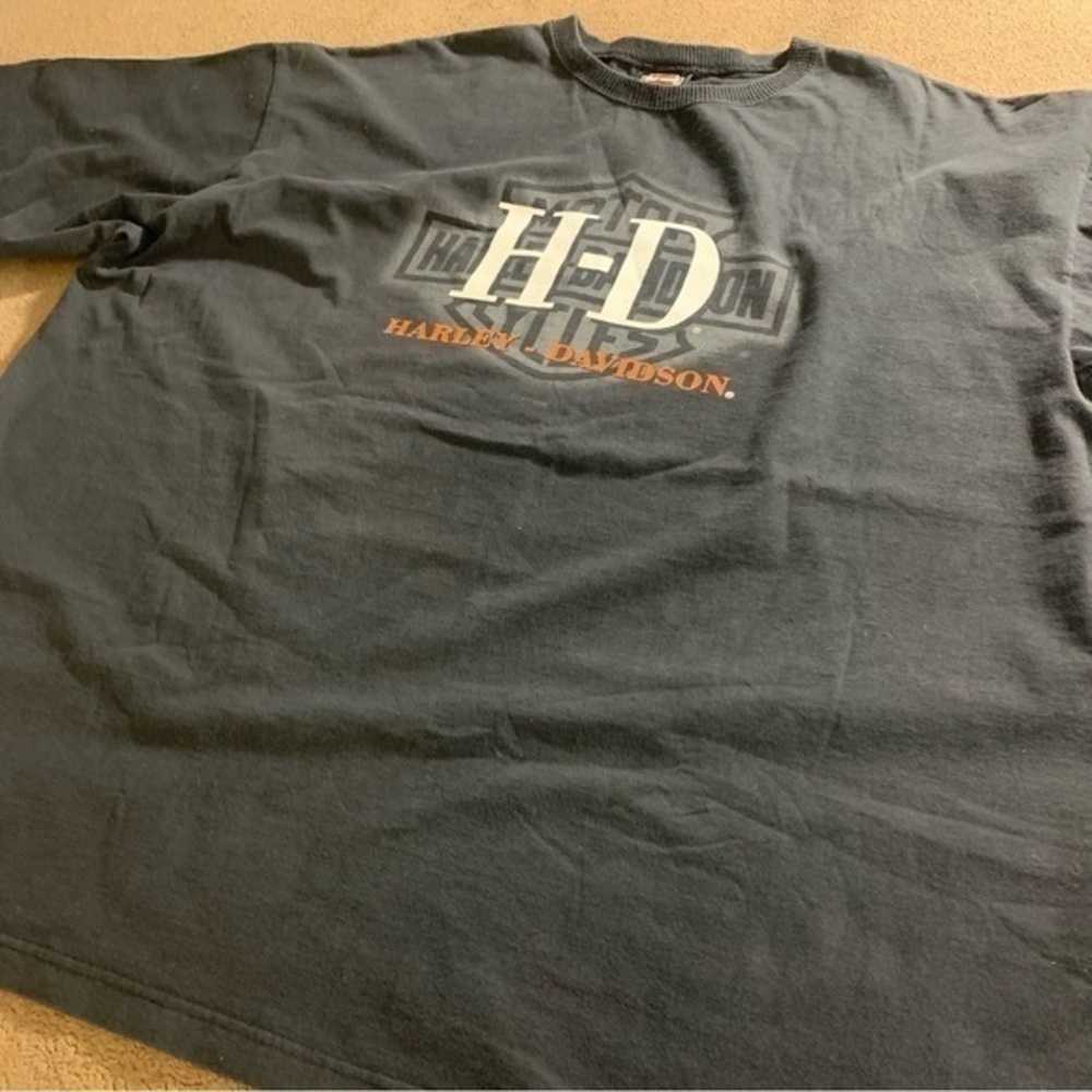 VINTAGE 2000 HARLEY DAVIDSON IRONHEADS NIAGARA FALLS FRONT & BACK 2XL T-SHIRT